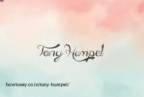 Tony Humpel