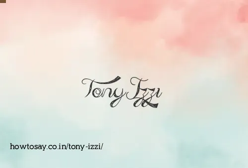 Tony Izzi