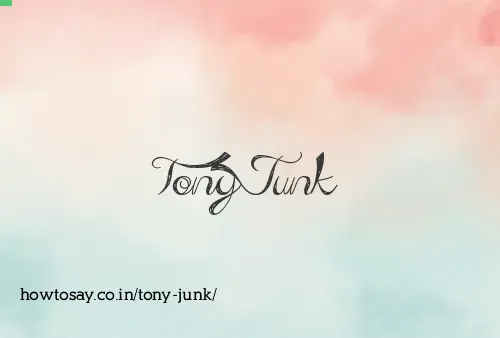 Tony Junk