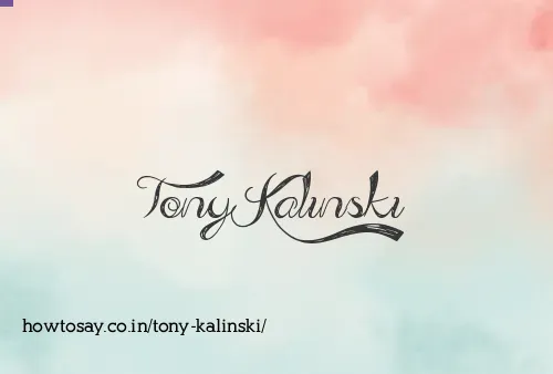 Tony Kalinski