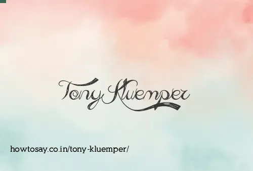 Tony Kluemper