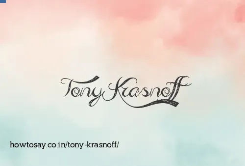 Tony Krasnoff