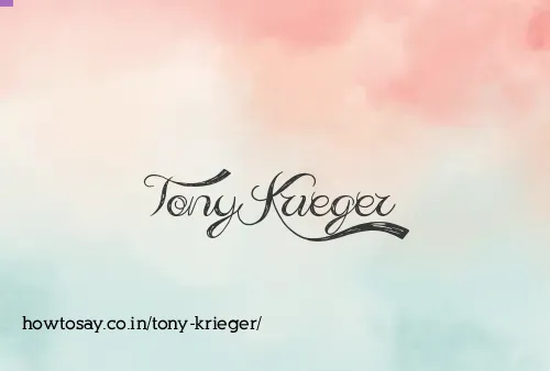Tony Krieger