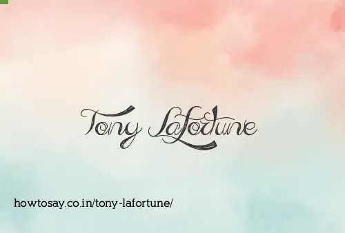 Tony Lafortune