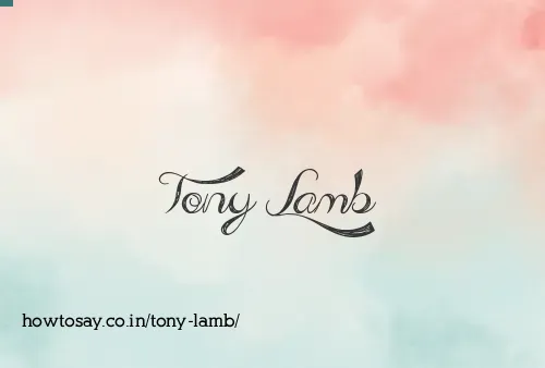 Tony Lamb