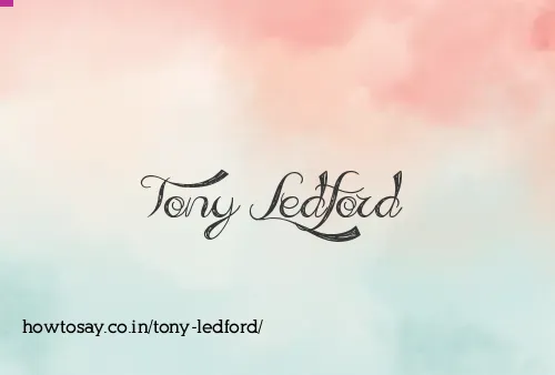 Tony Ledford