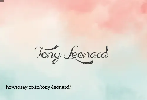 Tony Leonard