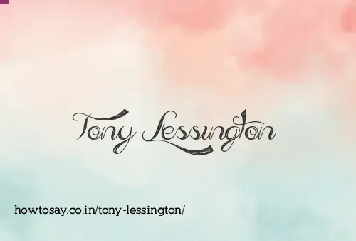 Tony Lessington