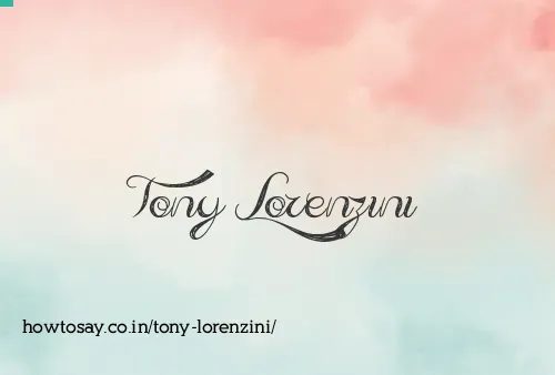 Tony Lorenzini