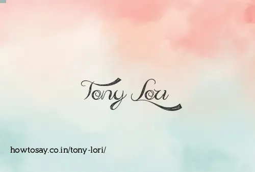 Tony Lori
