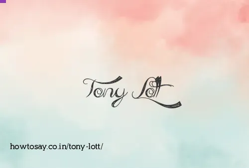 Tony Lott