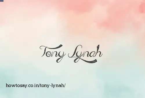 Tony Lynah