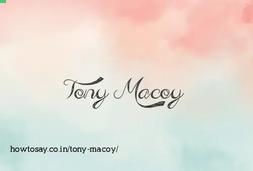 Tony Macoy