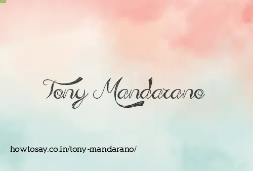 Tony Mandarano
