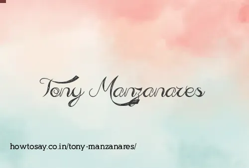 Tony Manzanares
