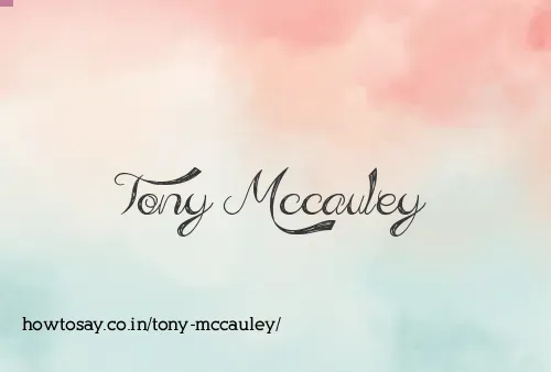 Tony Mccauley