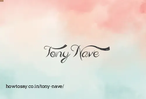 Tony Nave