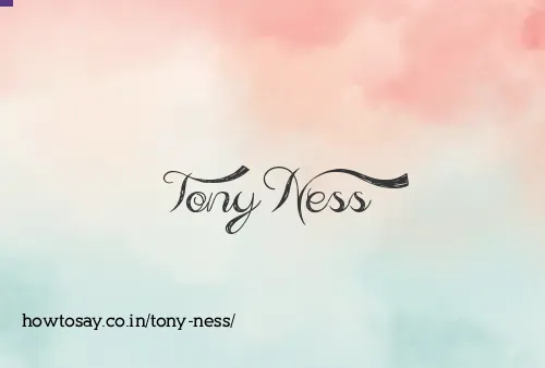 Tony Ness