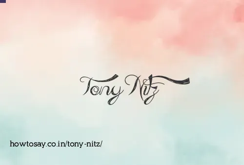 Tony Nitz