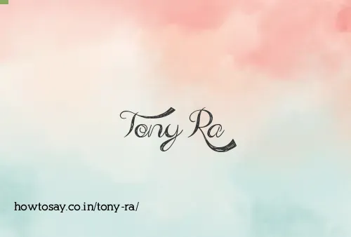 Tony Ra