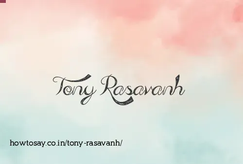 Tony Rasavanh