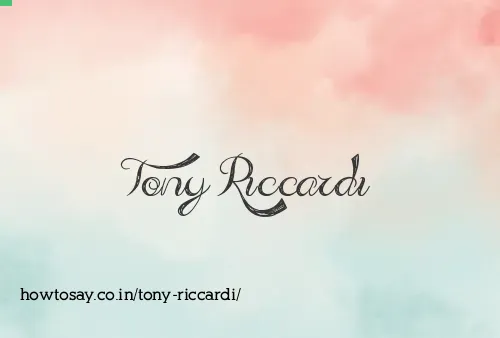Tony Riccardi