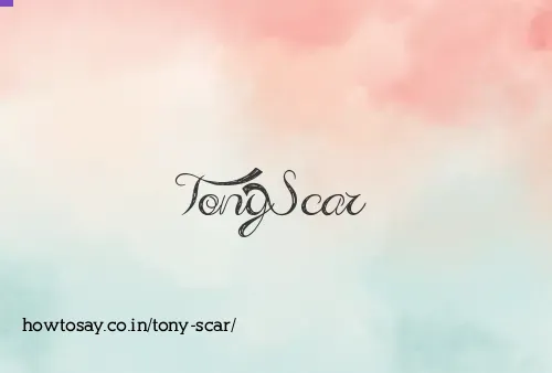 Tony Scar