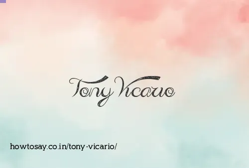 Tony Vicario