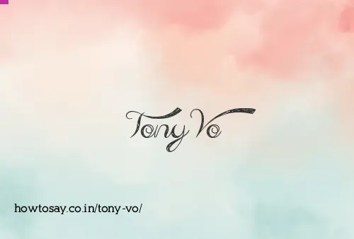 Tony Vo