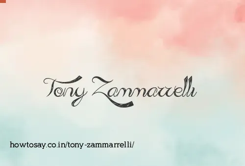 Tony Zammarrelli