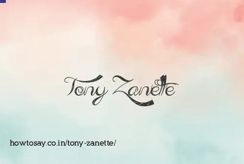 Tony Zanette