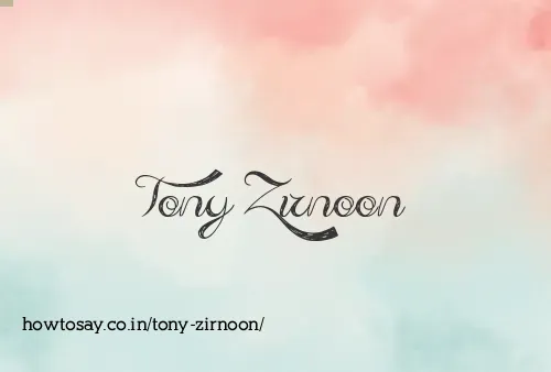 Tony Zirnoon