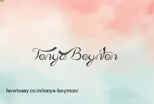 Tonya Boynton