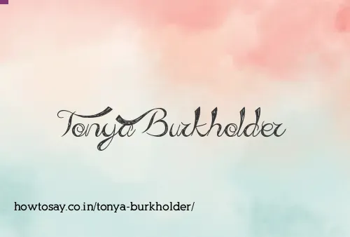 Tonya Burkholder