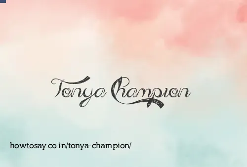 Tonya Champion