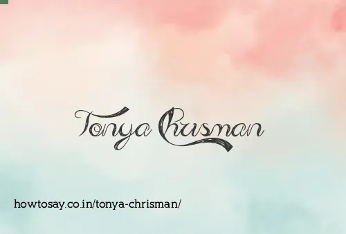 Tonya Chrisman