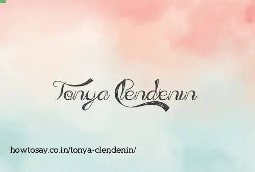 Tonya Clendenin