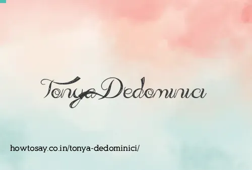 Tonya Dedominici