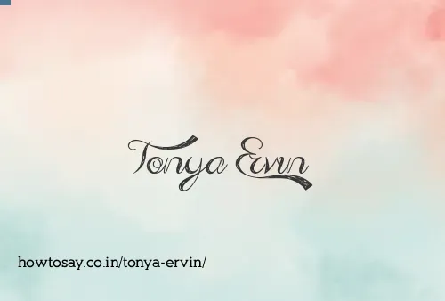 Tonya Ervin