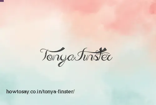 Tonya Finster