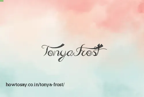 Tonya Frost