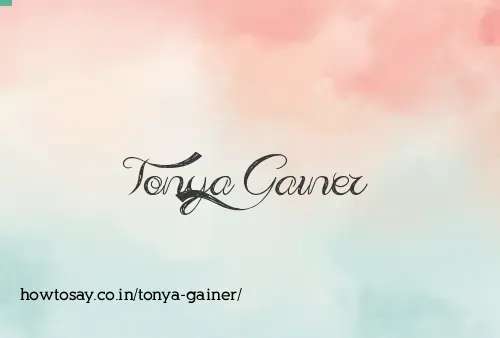 Tonya Gainer