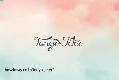 Tonya Jeter