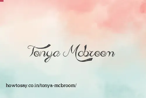 Tonya Mcbroom