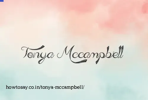 Tonya Mccampbell