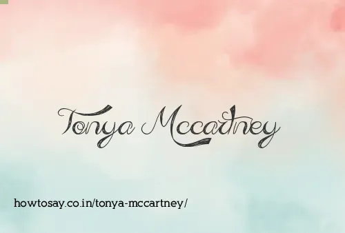 Tonya Mccartney