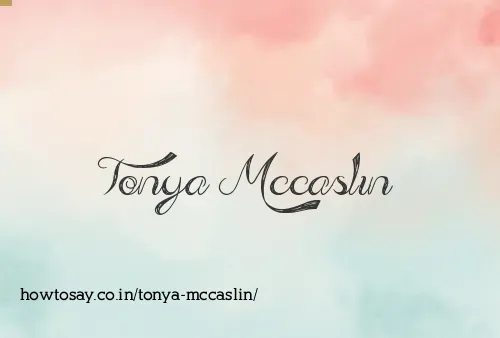 Tonya Mccaslin