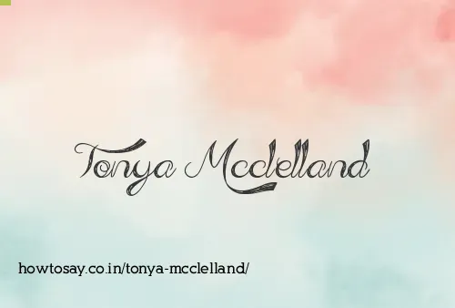 Tonya Mcclelland