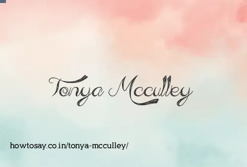 Tonya Mcculley