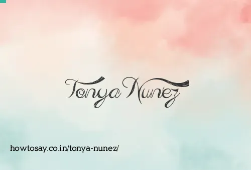 Tonya Nunez